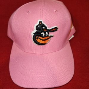 Baltimore Orioles Pink Baseball Cap Hat Logo